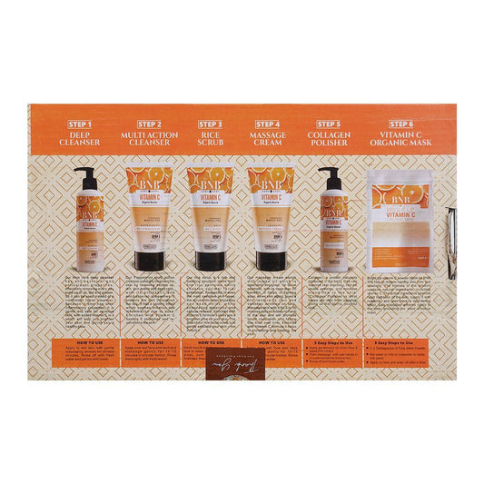 Bright Up Vitamin C 6 Steps Organic Facial Kit