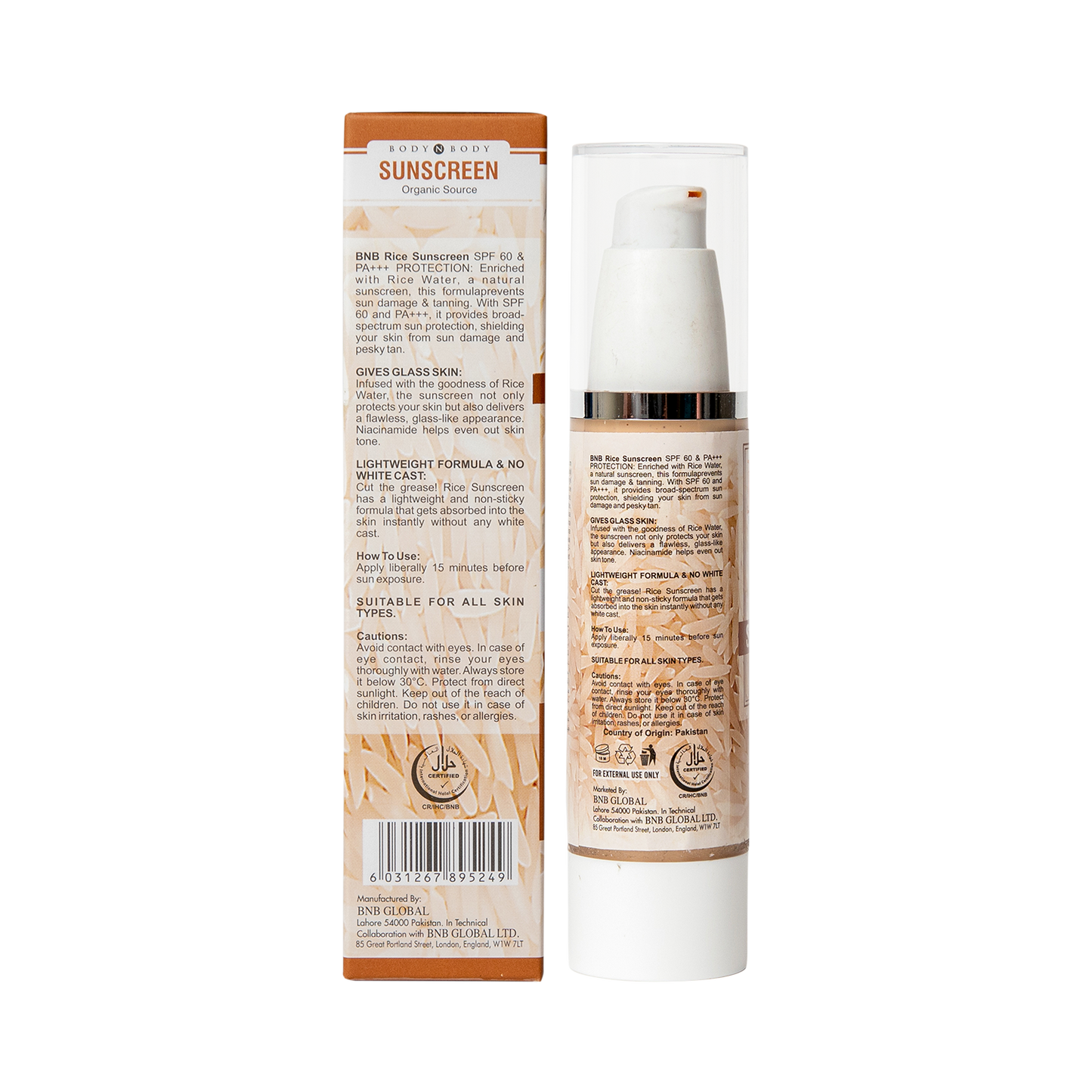 Rice Extract Sunscreen Serum SPF-60