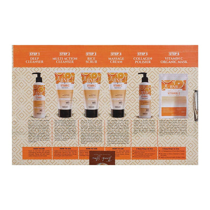 Bright Up Vitamin C 6 Steps Organic Facial Kit