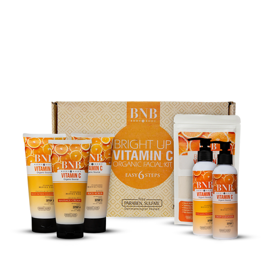 Bright Up Vitamin C 6 Steps Organic Facial Kit
