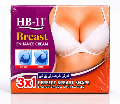 HB-11 Breast Enhance Cream – Perfect Breast Shape 3x1