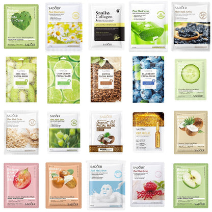 SADOER Random 12-Pack Sheet Masks - Hydrating + Radiance Boost