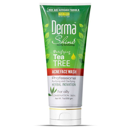 Derma Shine Tea Tree Acne Face Wash