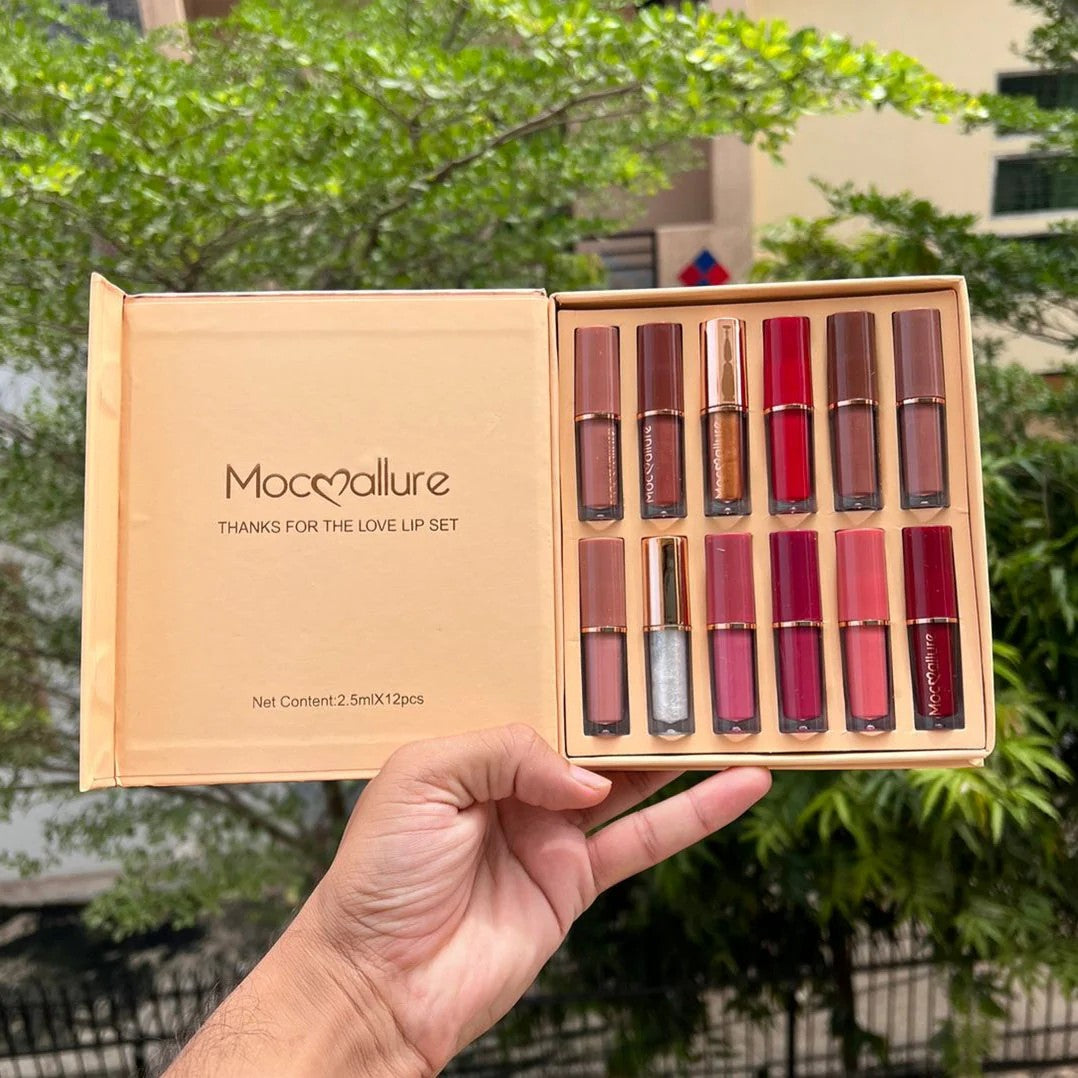 Mocallure

Mocallure 12 Colors Matte Liquid Lip Gloss Set