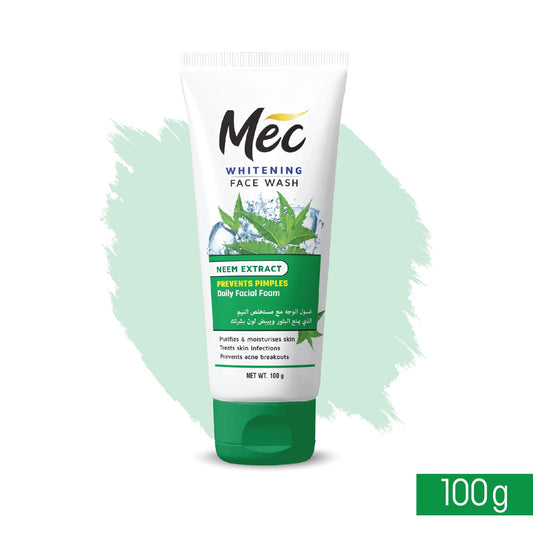 Meclay London

Mec Whitening Neem Extract Face Wash 100ml
