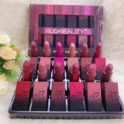 Huda Beauty Matte Lipstick Set (12 Pcs)
Regular priceRs.3,000.00 PKR Sale