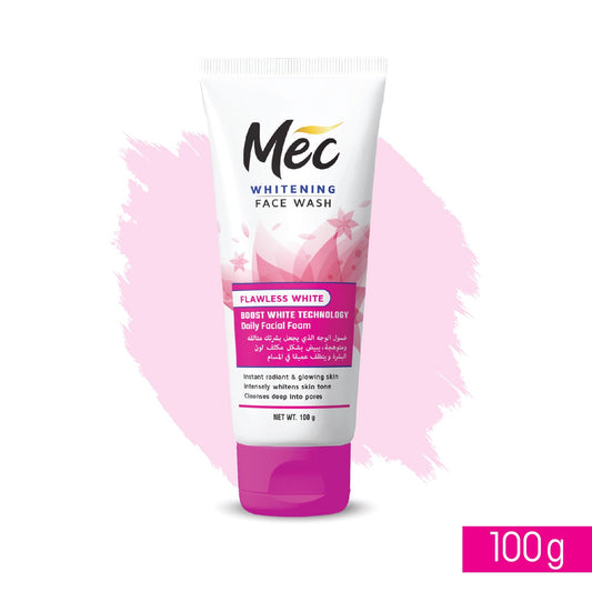 Meclay London

Mec Whitening Flawless White Face Wash 100ml