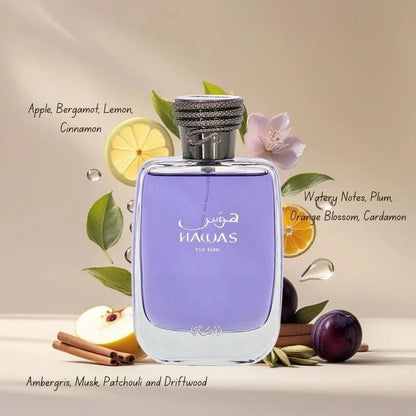 Rasasi Hawas Perfume for Men || Long Lasting Fresh Fragrance || Aromatic Aroma Twin Eau De Parfum